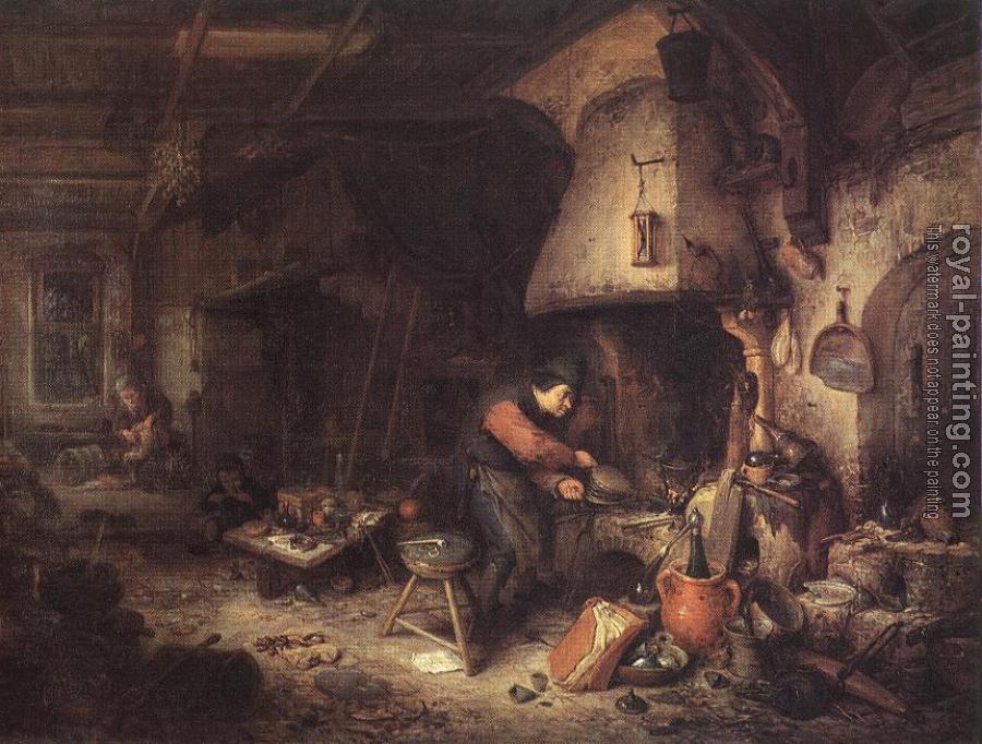 Adriaen Jansz Van Ostade : Alchemist